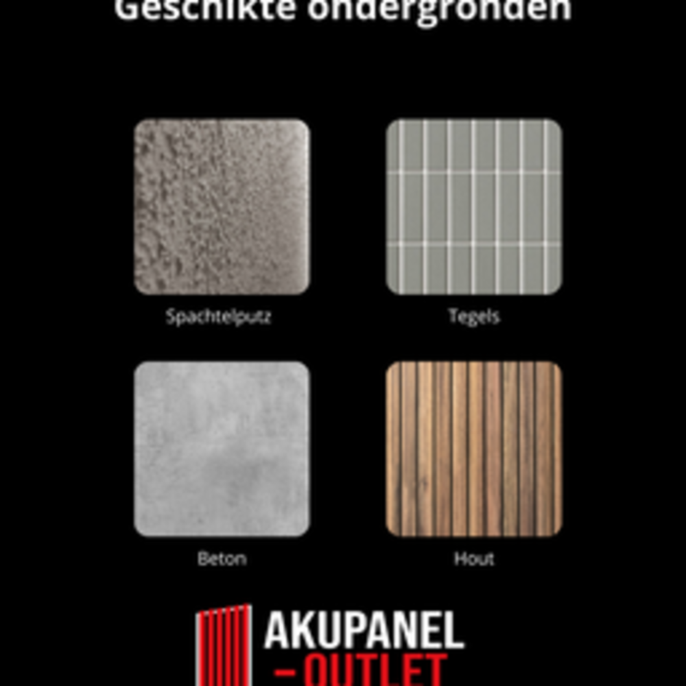 260x60 cm WENGE akoestische wand panelen lattenwand met Vilt - Afbeelding 2