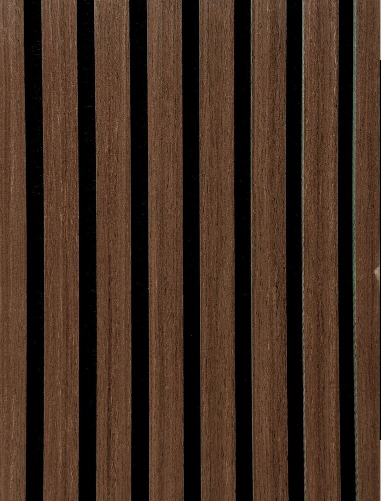 260x60 cm WENGE akoestische wand panelen lattenwand met Vilt