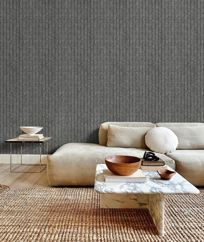 OPPIO Viltpaneel Grijs - JAPANDI - 280x60 cm - Brandvertragend & Geluiddempend - Afbeelding 2