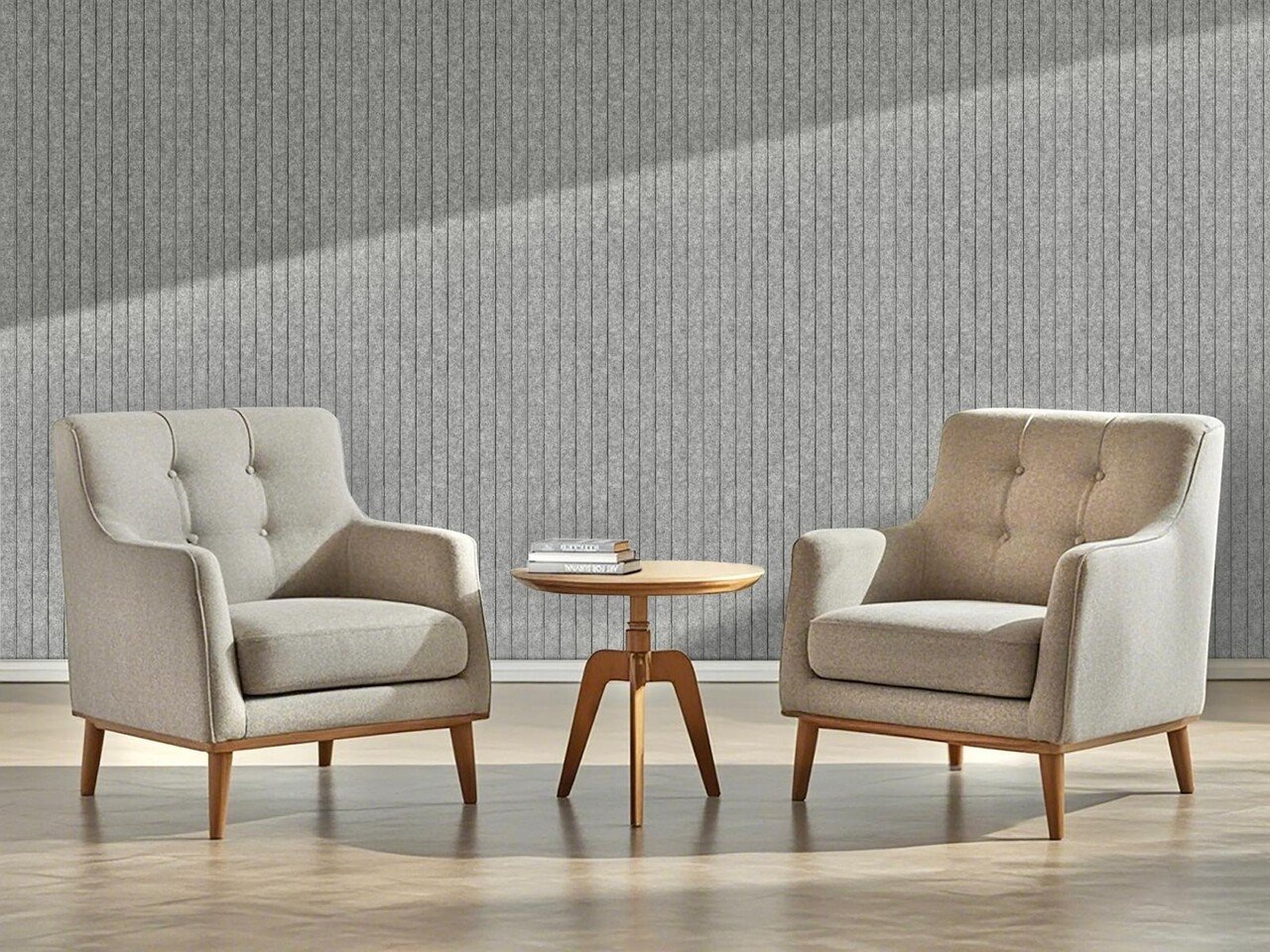 OPPIO Viltpaneel Licht Grijs - JAPANDI - 280x60 cm - Brandvertragend & Geluiddempend - Afbeelding 2
