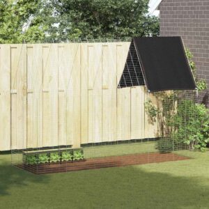 Konijnenkooi Zilver 300 x 100 x 210 cm Gegalvaniseerd staal