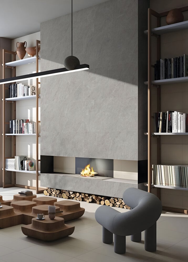 MUOZO - ALPINE GREY 60x120 Flexibele Wandpanelen - Afbeelding 2